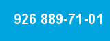926 889-71-01 926 889-71-01